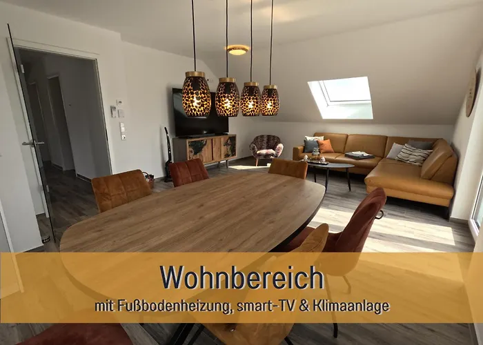Hoeckelheim- 300qm - 3 - 12 - Bis 18 Gaeste - Kleinkinder Reisen Gratis - Fuer Familien Und Gruppen - Kuechen Mit Spuelmaschine Backofen, Mikrowelle - Smart-tv - Wlan - Fussbodenheizung, Klimaanlage & Raffstores - Naehe Go *