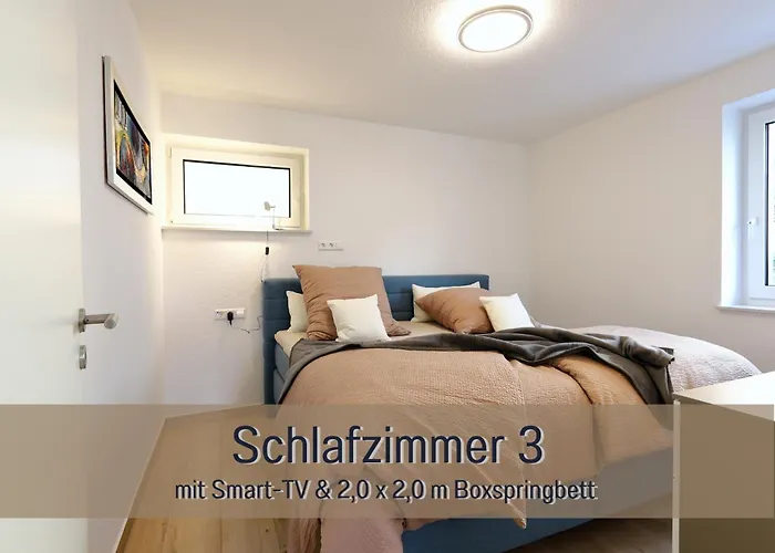Vakantiehuis Hoeckelheim- 300qm - 3 - 12 - Bis 18 Gaeste - Kleinkinder Reisen Gratis - Fuer Familien Und Gruppen - Kuechen Mit Spuelmaschine Backofen, Mikrowelle - Smart-tv - Wlan - Fussbodenheizung, Klimaanlage & Raffstores - Naehe Go