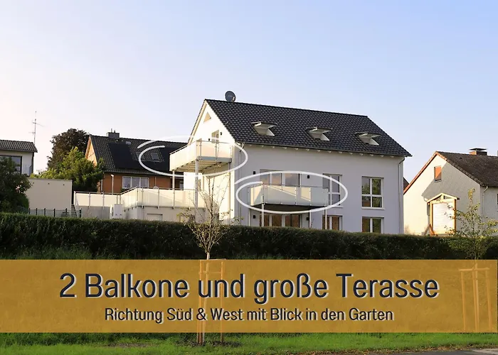 Hoeckelheim- 300qm - 3 - 12 - Bis 18 Gaeste - Kleinkinder Reisen Gratis - Fuer Familien Und Gruppen - Kuechen Mit Spuelmaschine Backofen, Mikrowelle - Smart-tv - Wlan - Fussbodenheizung, Klimaanlage & Raffstores - Naehe Go