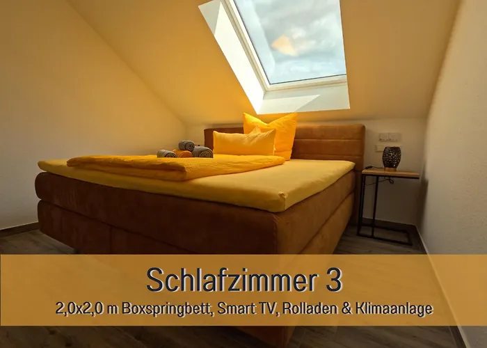 Hoeckelheim- 300qm - 3 - 12 - Bis 18 Gaeste - Kleinkinder Reisen Gratis - Fuer Familien Und Gruppen - Kuechen Mit Spuelmaschine Backofen, Mikrowelle - Smart-tv - Wlan - Fussbodenheizung, Klimaanlage & Raffstores - Naehe Go *