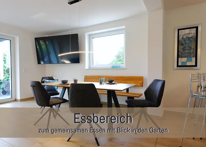 Hoeckelheim- 300qm - 3 - 12 - Bis 18 Gaeste - Kleinkinder Reisen Gratis - Fuer Familien Und Gruppen - Kuechen Mit Spuelmaschine Backofen, Mikrowelle - Smart-tv - Wlan - Fussbodenheizung, Klimaanlage & Raffstores - Naehe Go Vakantiehuis *